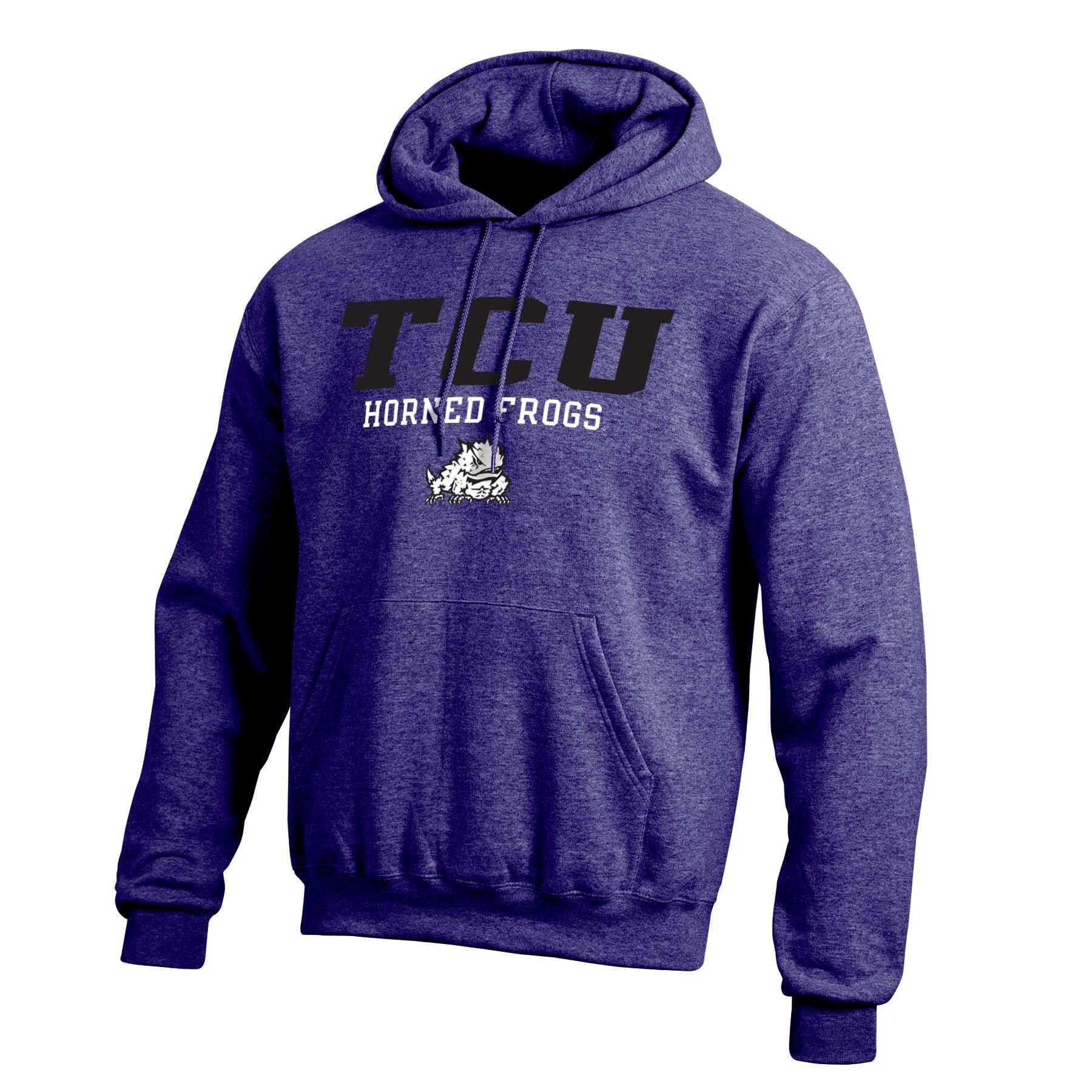 slide 1 of 3, NCAA TCU Horned Frogs Men's Cotton Hoodie - XL, 1 ct