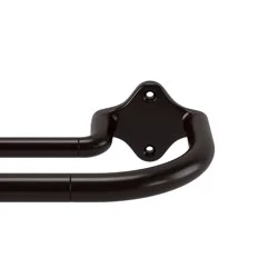 48"-88" Loft by Umbra Dusk Double Curtain Rod Bronze: Adjustable Steel Rods, 6-Piece Set, 5-Year Warranty