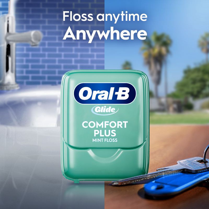 slide 8 of 11, Oral-B Glide Pro-Health Comfort Plus Dental Floss, Extra Soft, 40m, 3 Pack, 3 ct