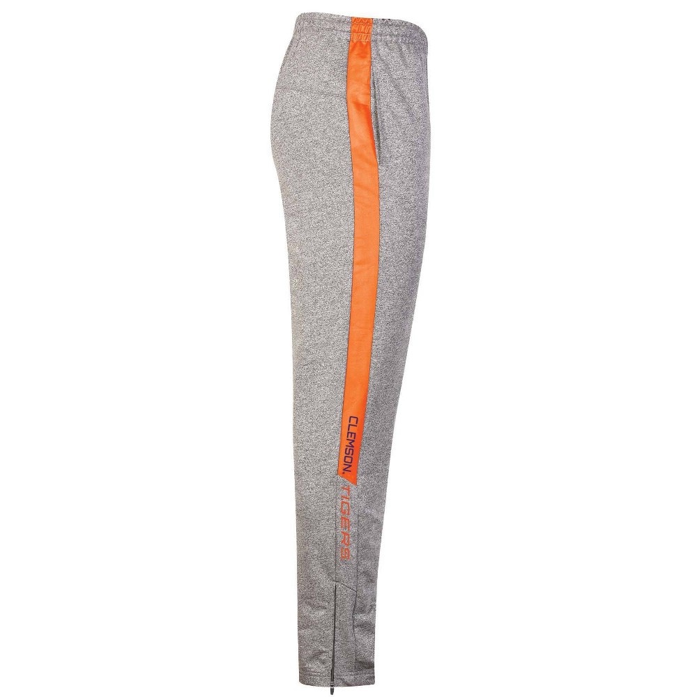 slide 3 of 3, NCAA Clemson Tigers Men's Gray Athletic Jogger Pants - XL, 1 ct