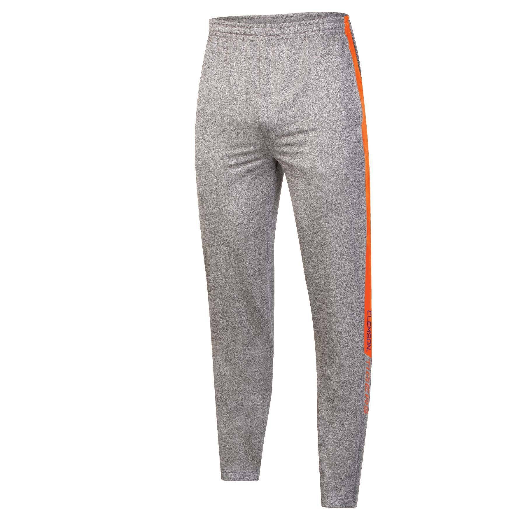 slide 1 of 3, NCAA Clemson Tigers Men's Gray Athletic Jogger Pants - XL, 1 ct