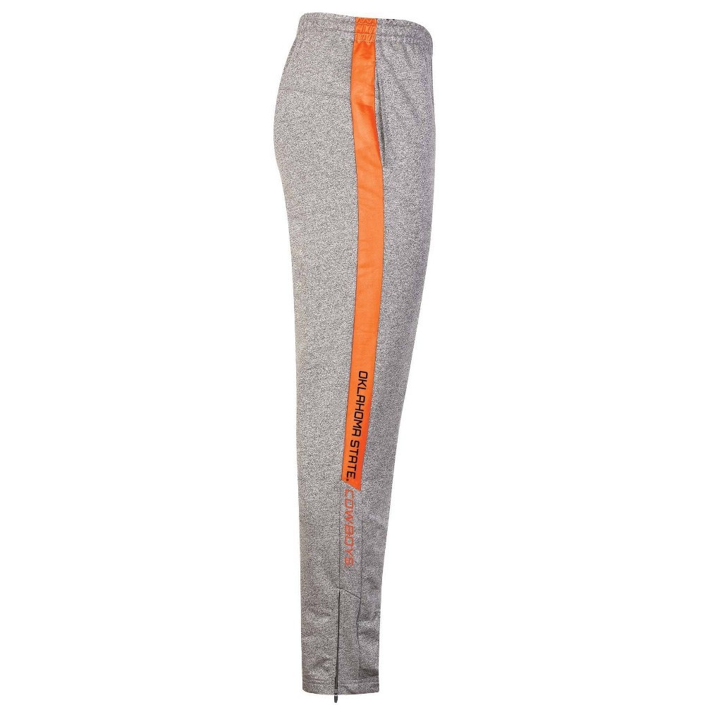 slide 3 of 3, NCAA Oklahoma State Cowboys Men's Gray Athletic Jogger Pants - XL, 1 ct