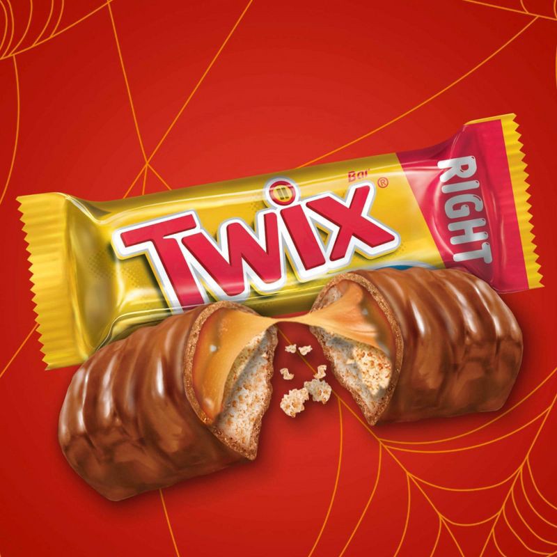 slide 4 of 11, Twix Halloween Chocolate Caramel Cookie Bars Fun Size - 18.28oz, 18.28 oz
