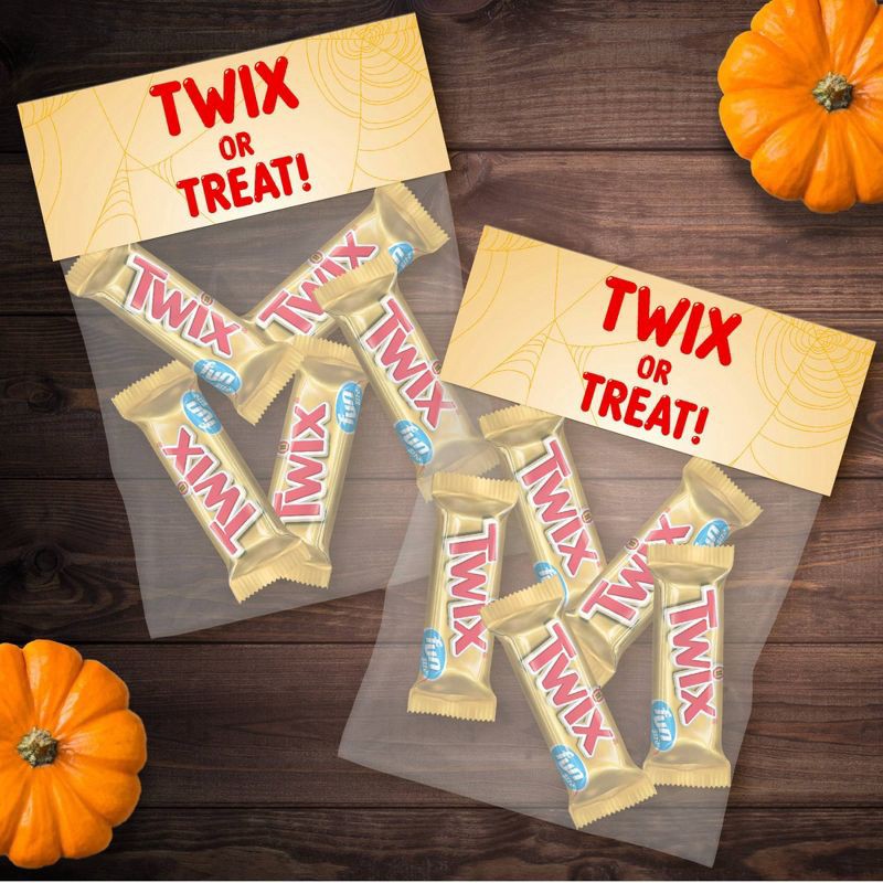 slide 4 of 12, Twix Halloween Chocolate Caramel Cookie Bars Fun Size - 18.28oz, 18.28 oz