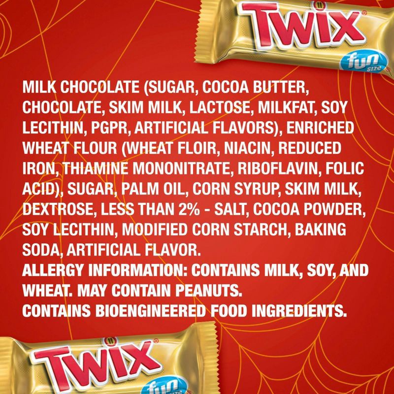 slide 7 of 12, Twix Halloween Chocolate Caramel Cookie Bars Fun Size - 18.28oz, 18.28 oz