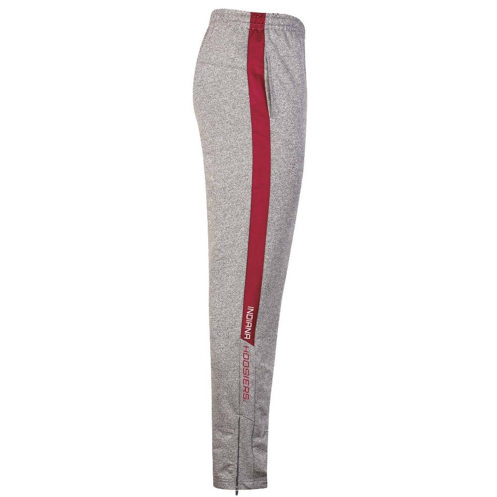 slide 3 of 3, NCAA Indiana Hoosiers Men's Gray Athletic Jogger Pants - XL, 1 ct