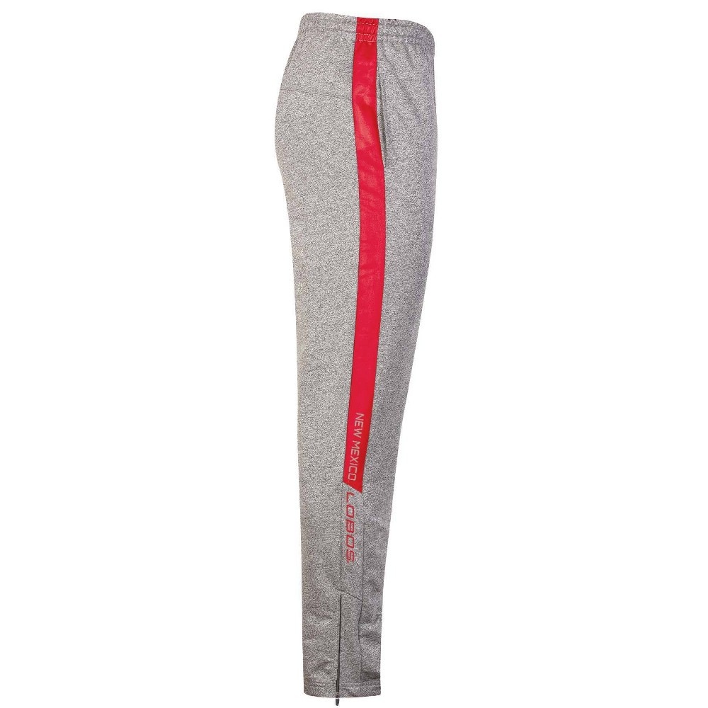 slide 3 of 4, NCAA New Mexico Lobos Men's Gray Athletic Jogger Pants - XL, 1 ct