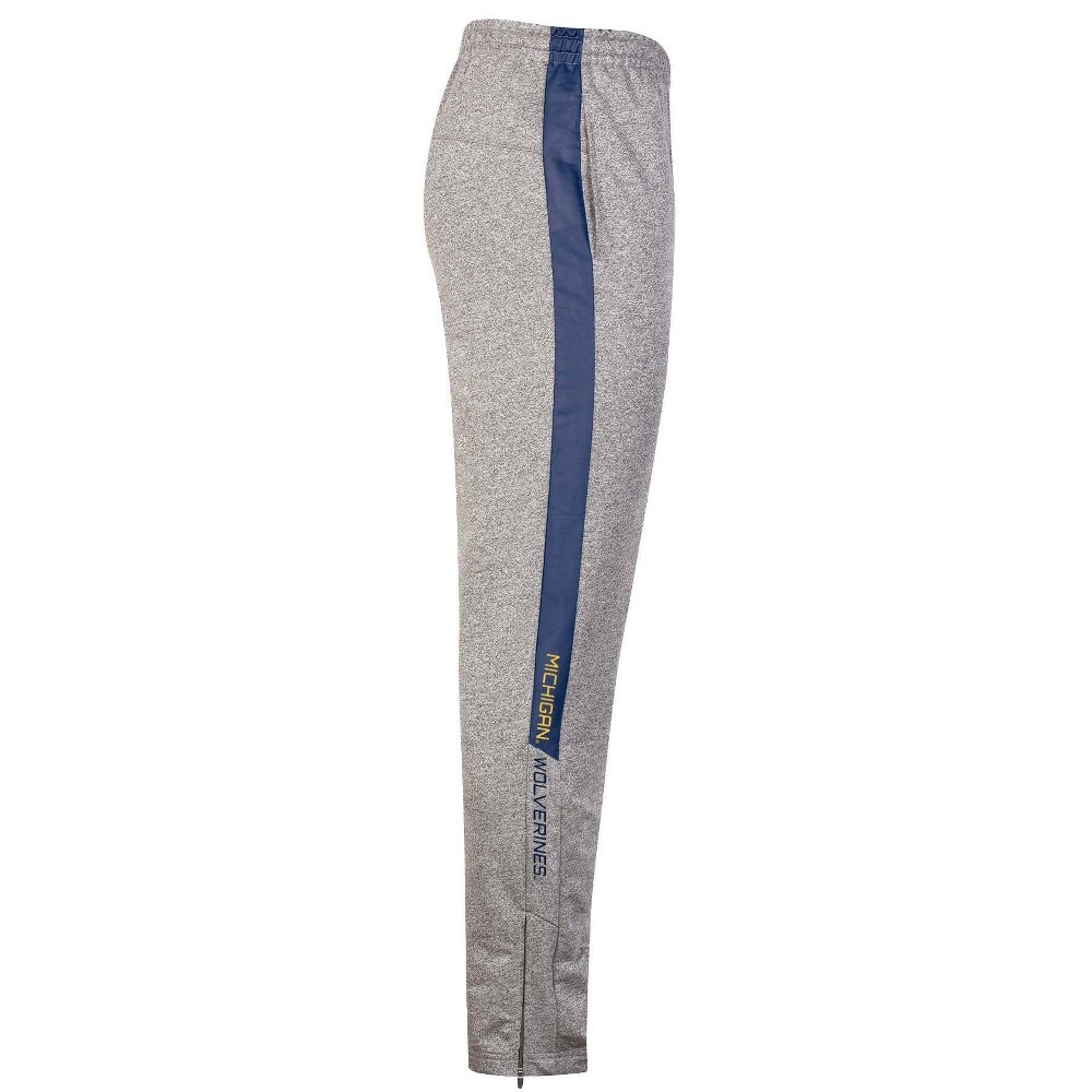 slide 3 of 4, NCAA Michigan Wolverines Men's Gray Athletic Jogger Pants - XL, 1 ct