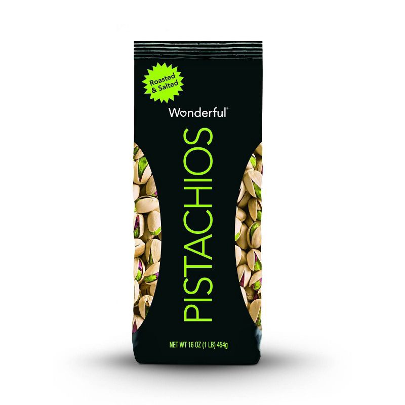 slide 1 of 4, Wonderful Pistachios Roasted & Salted - 16oz, 16 oz