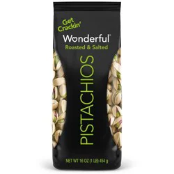 Wonderful Pistachios Roasted & Salted - 16oz