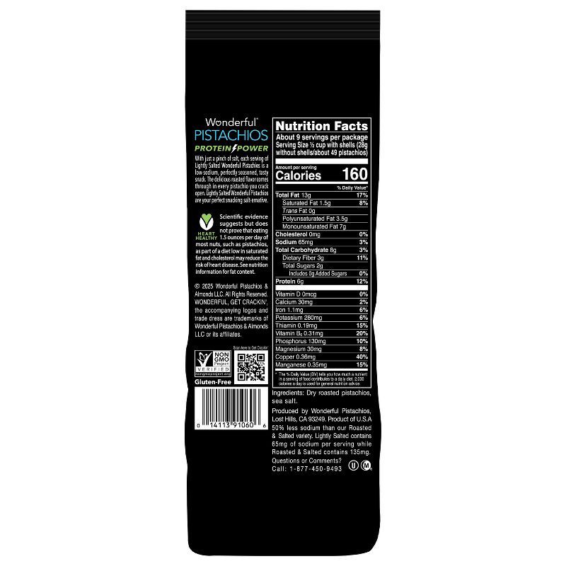 slide 5 of 6, Wonderful Pistachios Roasted and Lightly Salted - 16oz, 16 oz