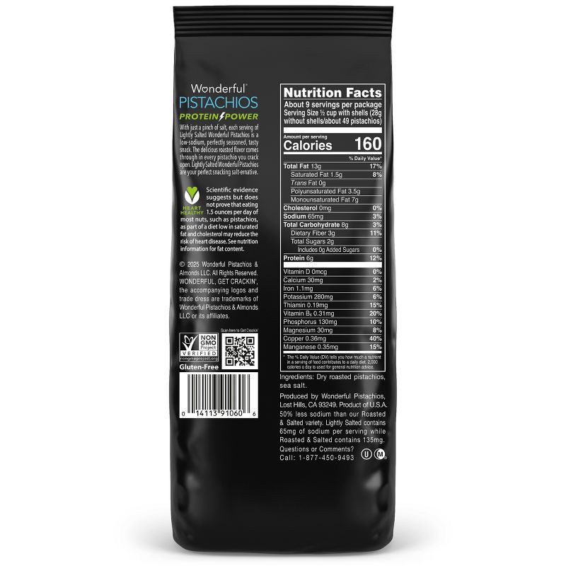 slide 5 of 6, Wonderful Pistachios Roasted and Lightly Salted - 16oz, 16 oz