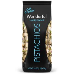 Wonderful Pistachios Roasted and Lightly Salted - 16oz