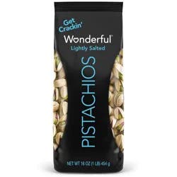 Wonderful Pistachios Roasted and Lightly Salted - 16oz