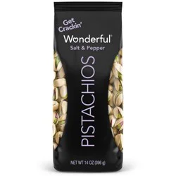 Wonderful Flavored Pistachios Salt & Pepper - 14oz