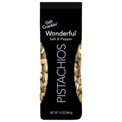 Wonderful Flavored Pistachios Salt & Pepper - 14oz