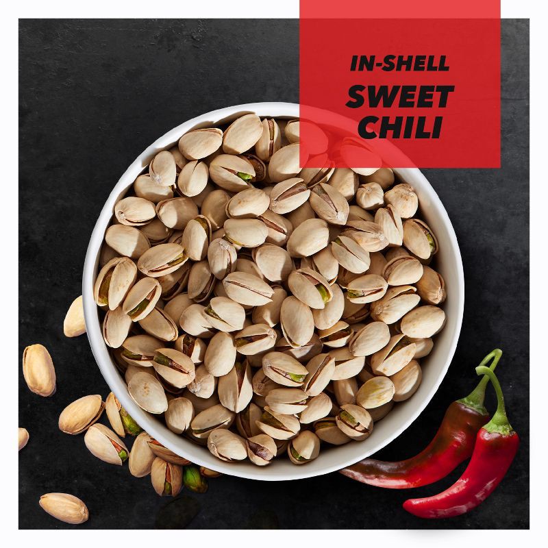 slide 2 of 8, Wonderful Flavored Pistachios Sweet Chili - 14oz, 14 oz