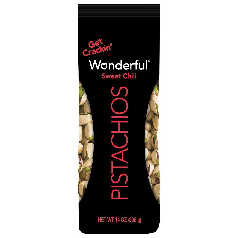 slide 1 of 8, Wonderful Flavored Pistachios Sweet Chili - 14oz, 14 oz