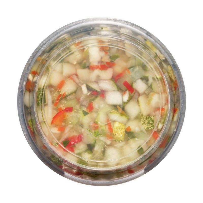 slide 5 of 7, Grillo's Pickles Medium Thick and Chunky Pickle de Gallo - 14 fl oz, 14 fl oz