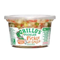 Grillo's Pickles Medium Thick and Chunky Pickle de Gallo - 14 fl oz