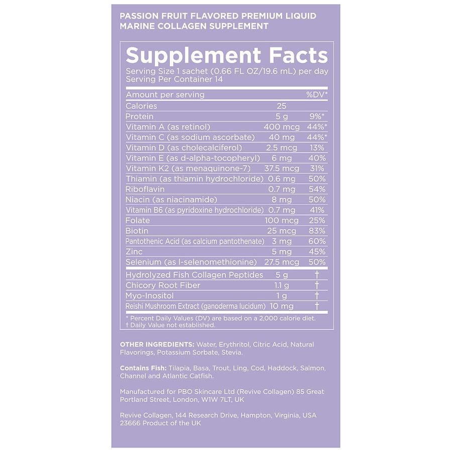 slide 2 of 5, Revive Collagen Perimenopause Premium Liquid Marine Collagen Supplement 14 ea, 14 ct
