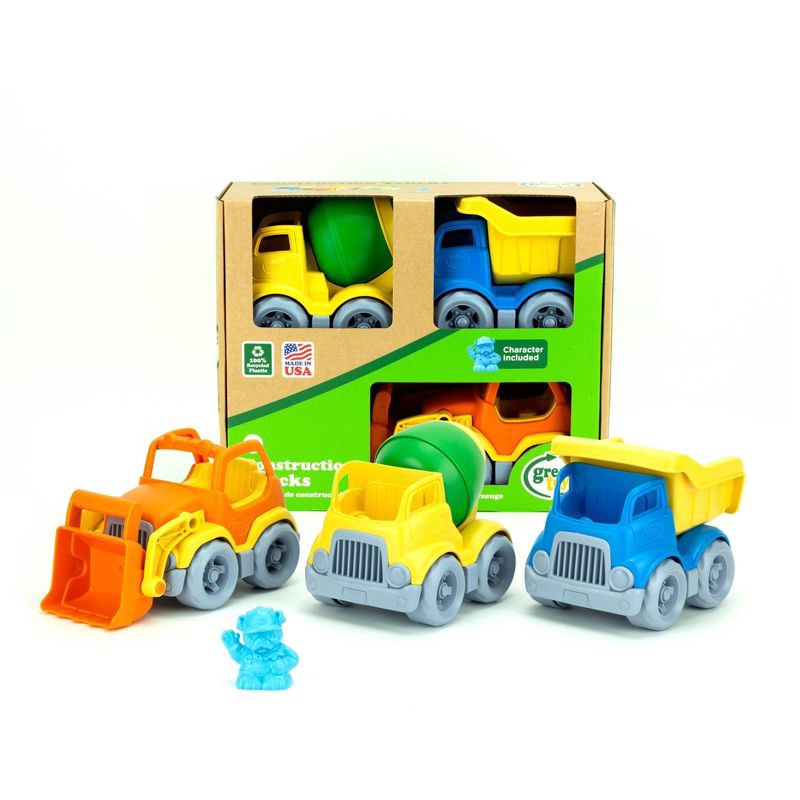 slide 5 of 10, Green Toys Construction Trucks, 1 ct