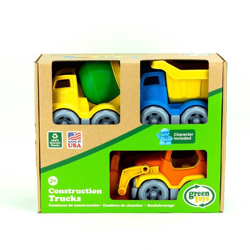 slide 8 of 10, Green Toys Construction Trucks, 1 ct