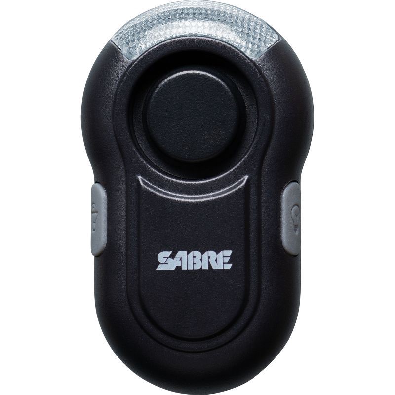 slide 1 of 8, Sabre Personal Alarm with LED Light - Black, 1 ct
