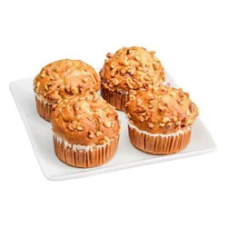 Hy-Vee Loaded Jumbo Banana Nut Muffins 4ct