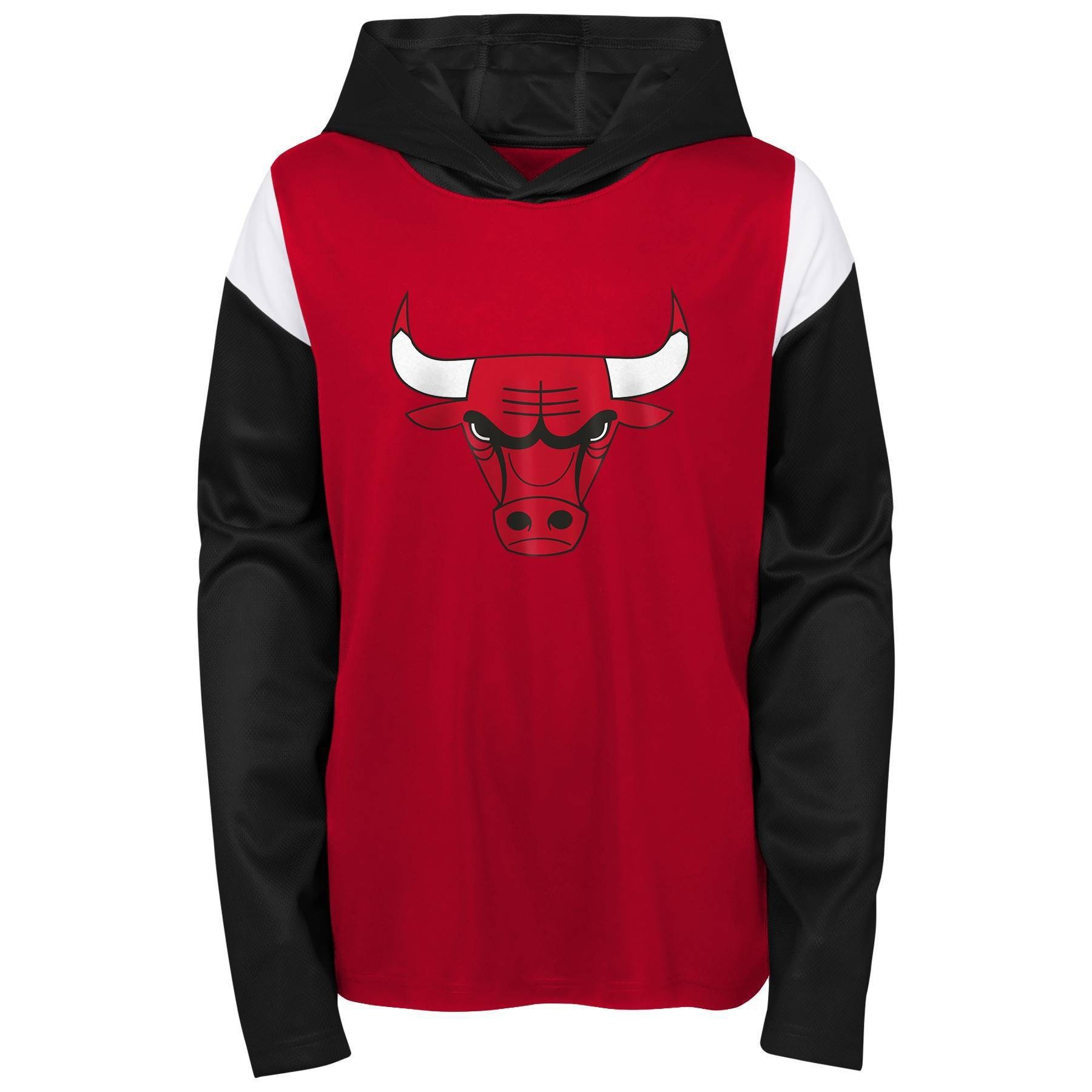 slide 1 of 1, NBA Chicago Bulls Boys' Lightweight Hoodie - XL, 1 ct