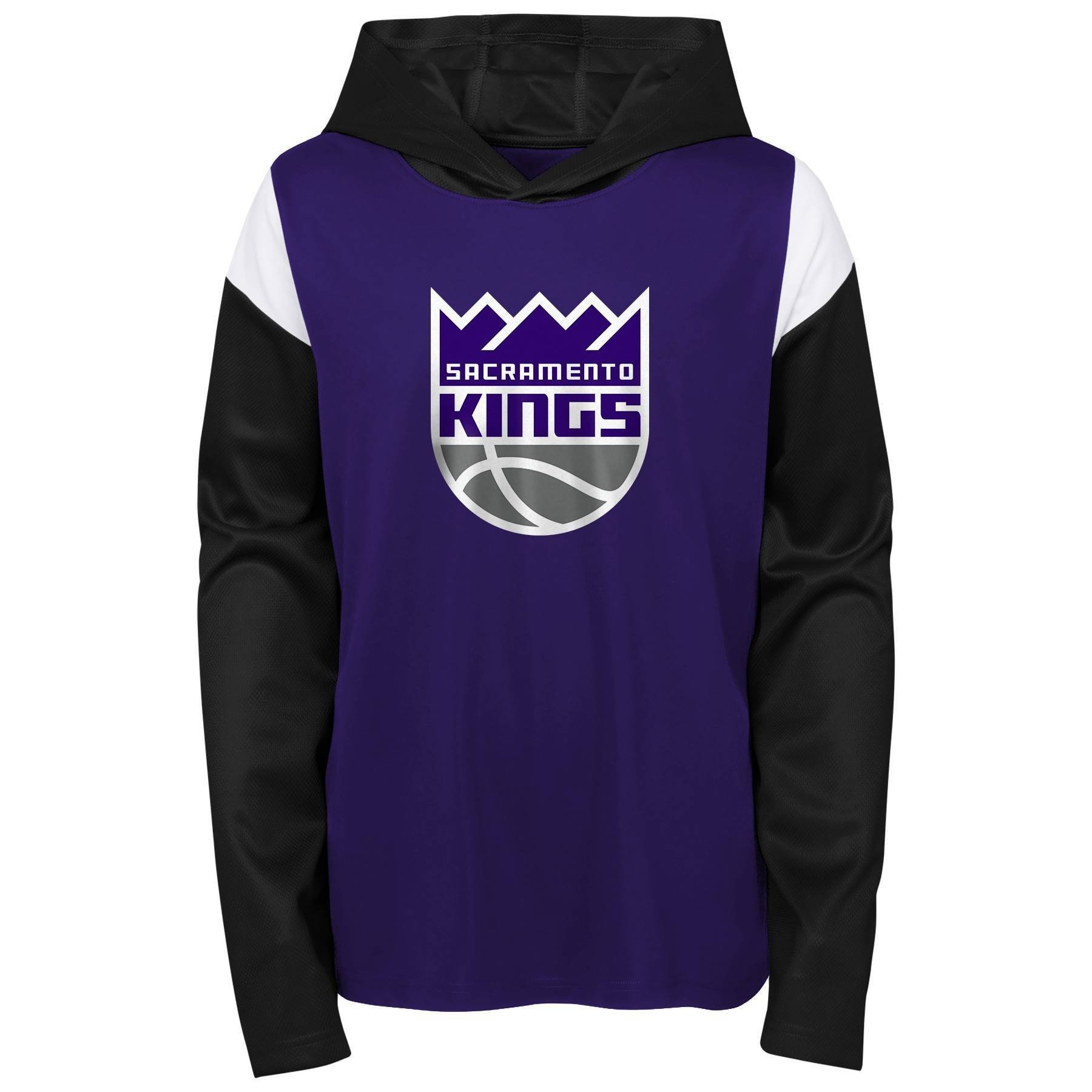 slide 1 of 1, NBA Sacramento Kings Boys' Lightweight Hoodie - XL, 1 ct