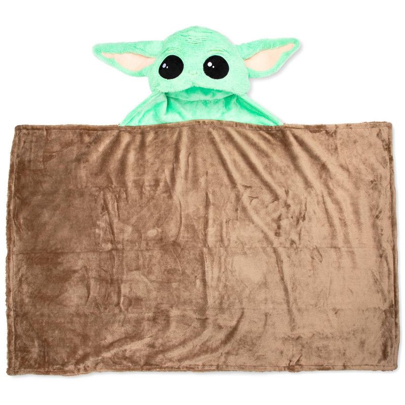 slide 2 of 6, Star Wars: The Mandalorian The Child Hooded Blanket, 1 ct