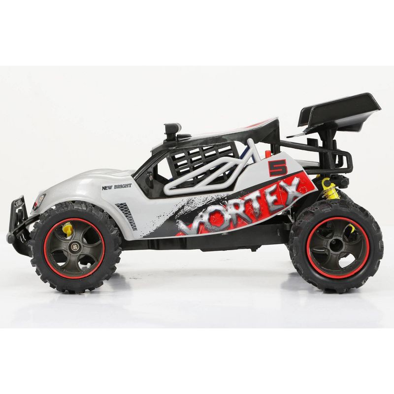 slide 7 of 8, New Bright 1:14 R/C Full Function USB Buggy - Vortex Silver, 1 ct