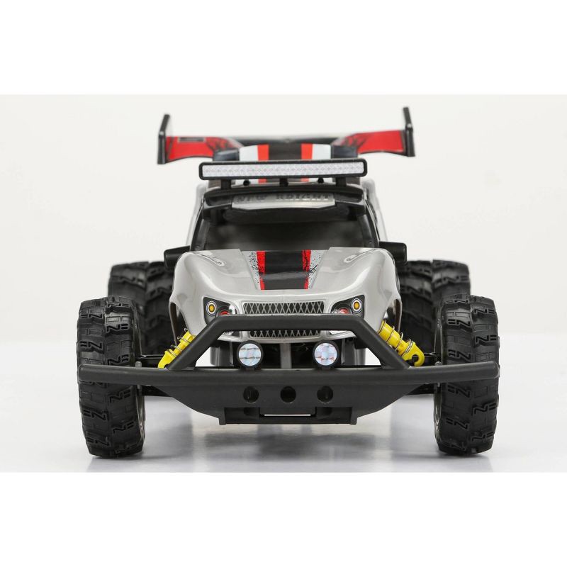slide 2 of 8, New Bright 1:14 R/C Full Function USB Buggy - Vortex Silver, 1 ct