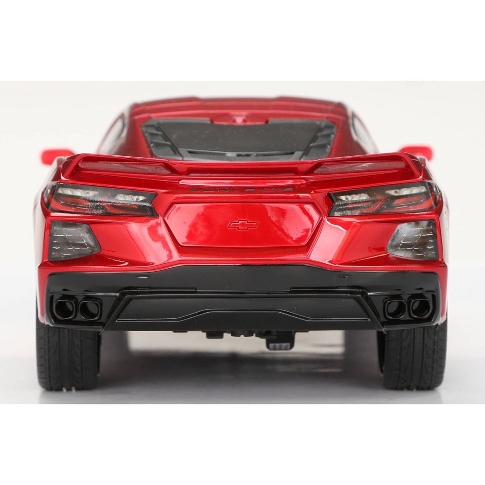 slide 6 of 8, New Bright 1:8 (22") R/C Full Function USB Showcase Sportscar - Corvette C8 Torch Red, 1 ct