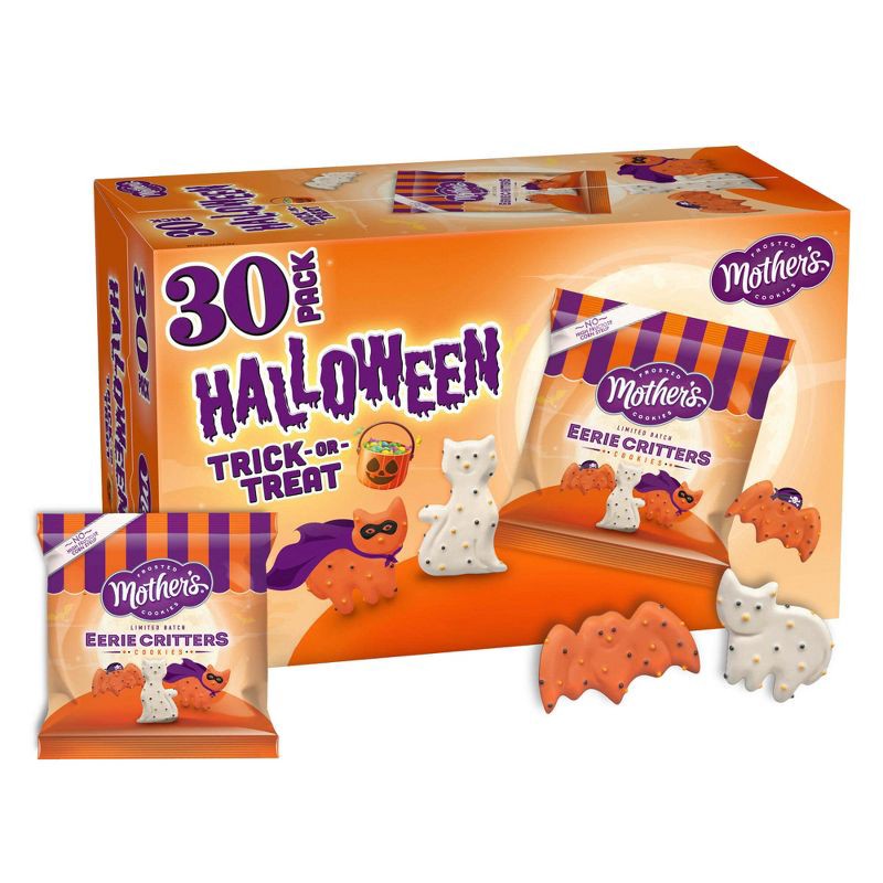 slide 1 of 7, Mother's Cookies Halloween Circus Animal Cookies - 15oz/30ct, 15 oz, 30 ct