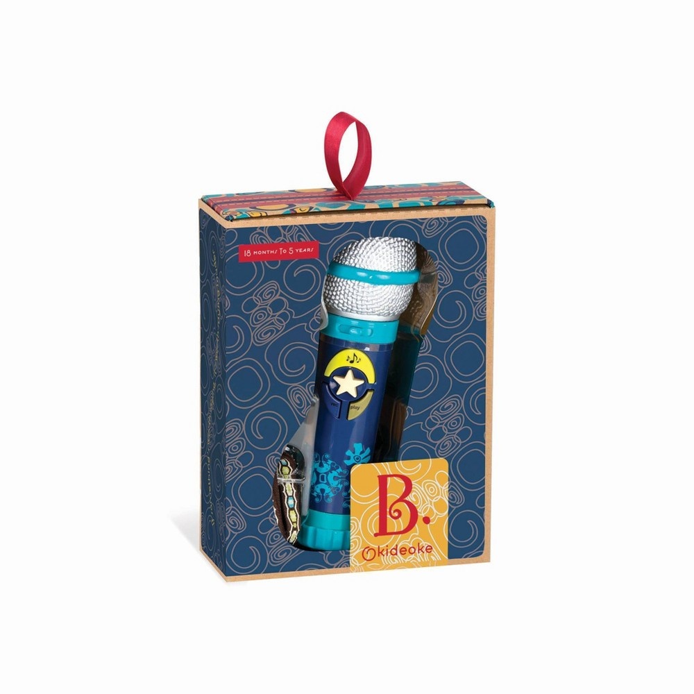 slide 2 of 4, B. toys Toy Karaoke Microphone - Okideoke, 1 ct