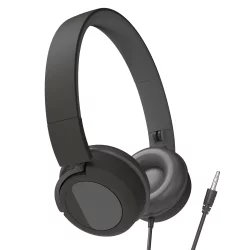 Gems Wired On-Ear Kids Headphones - Black