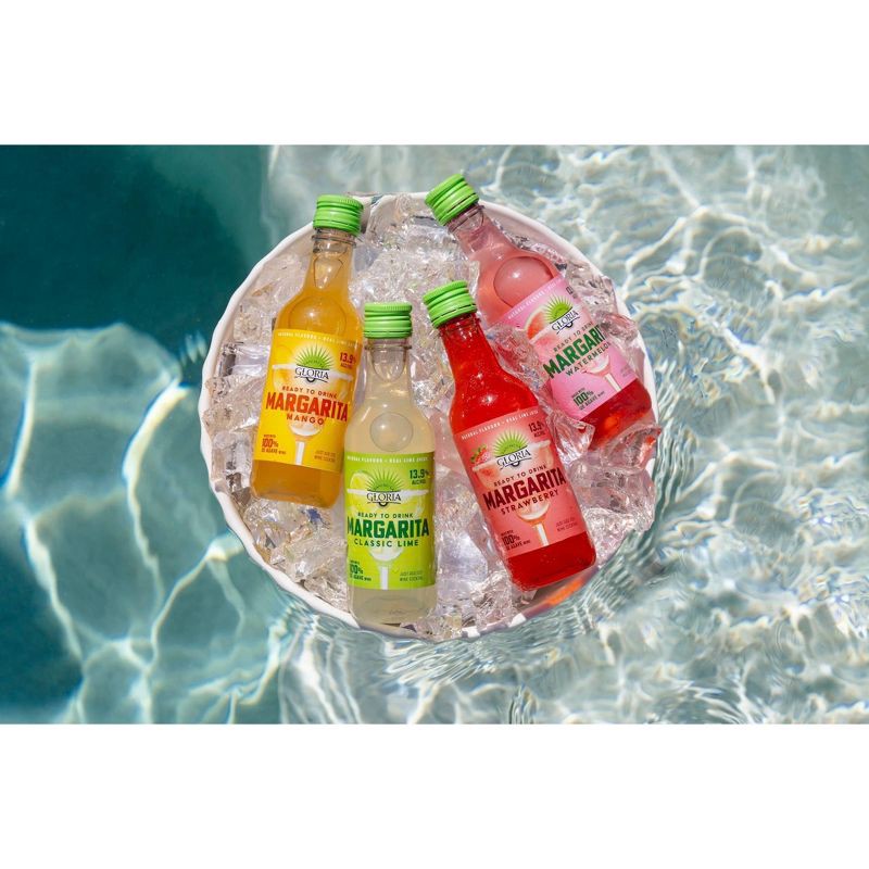 slide 3 of 4, Rancho La Gloria Margarita Wine Cocktail - 4pk/187ml Bottles, 4 ct; 187 ml