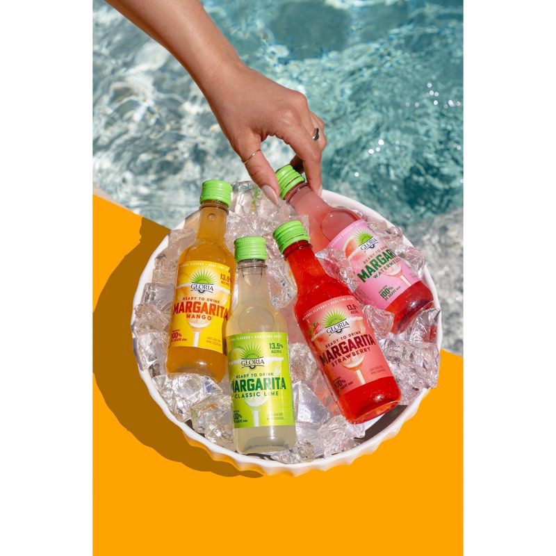 slide 4 of 4, Rancho La Gloria Margarita Wine Cocktail - 4pk/187ml Bottles, 4 ct; 187 ml