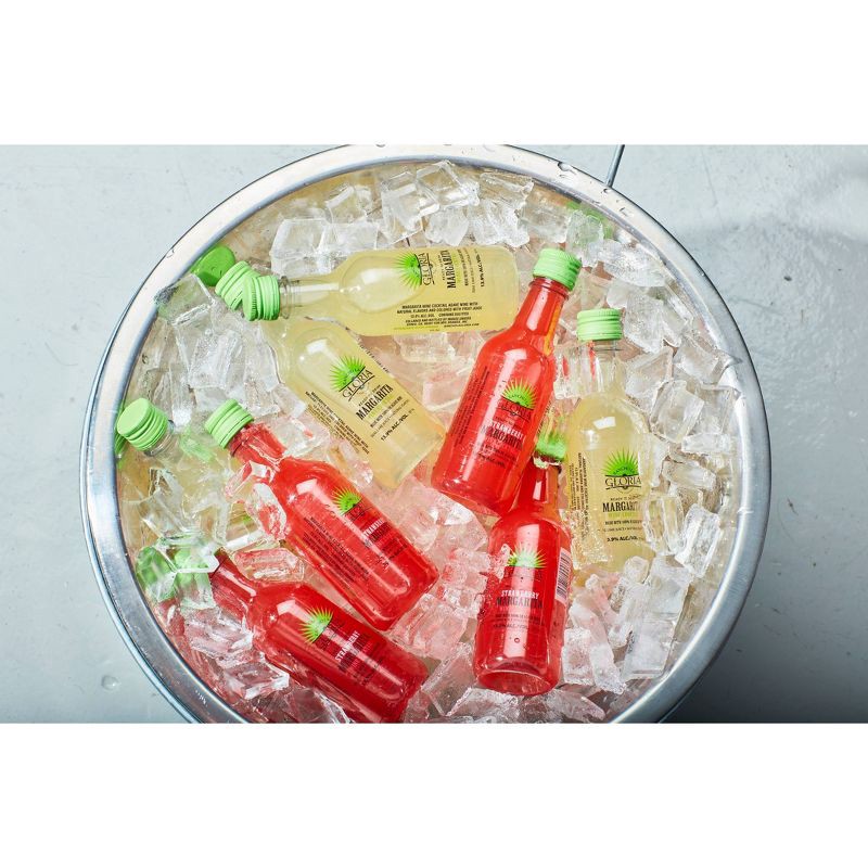 slide 3 of 3, Rancho La Gloria Strawberry Margarita Wine Cocktail - 4pk/187ml Bottles, 4 ct; 187 ml