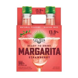 Rancho La Gloria Strawberry Margarita Wine Cocktail - 4pk/187ml Bottles