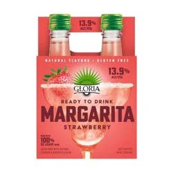 Rancho La Gloria Strawberry Margarita Wine Cocktail - 4pk/187ml Bottles