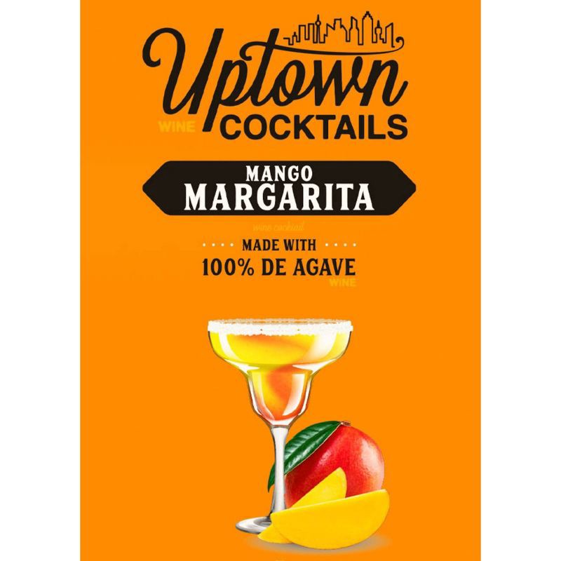 slide 2 of 4, Uptown Cocktails Uptown Mango Margarita Wine Cocktails - 1.5L Bottle, 1.5 liter