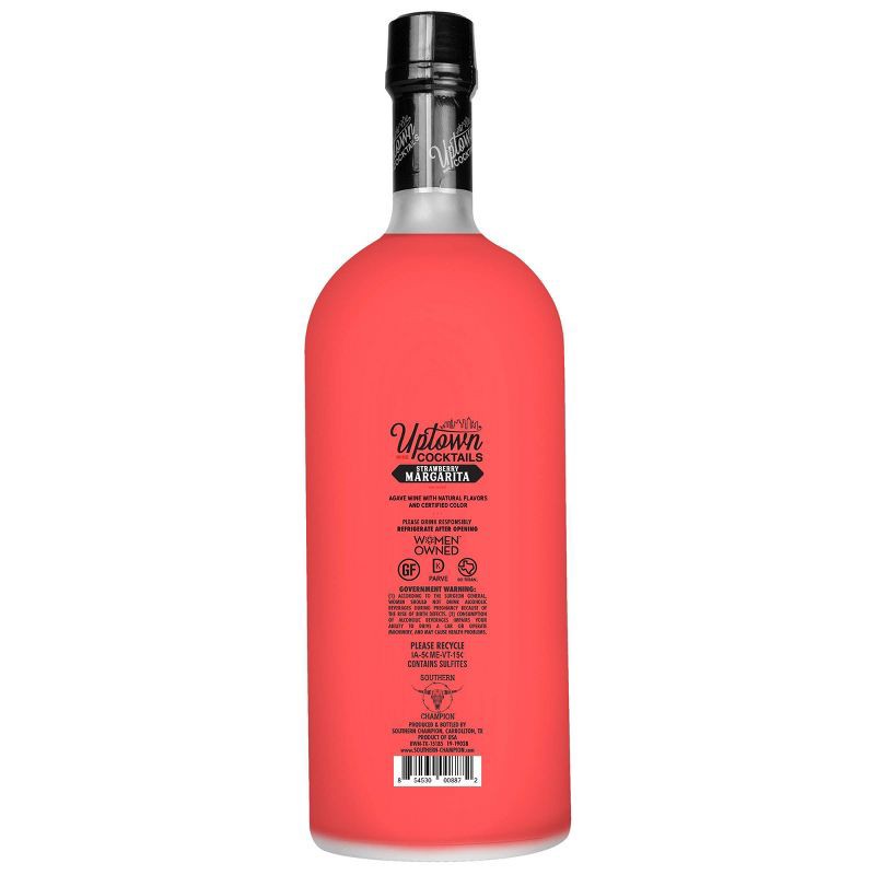 slide 2 of 2, Uptown Cocktails Uptown Strawberry Margarita Wine Cocktails - 1.5L Bottle, 1.5 liter