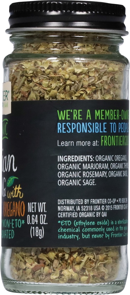 slide 4 of 13, Frontier Co-Op Organic Italian Seasoning with Mediterranean Oregano 0.64 oz, 0.8 oz