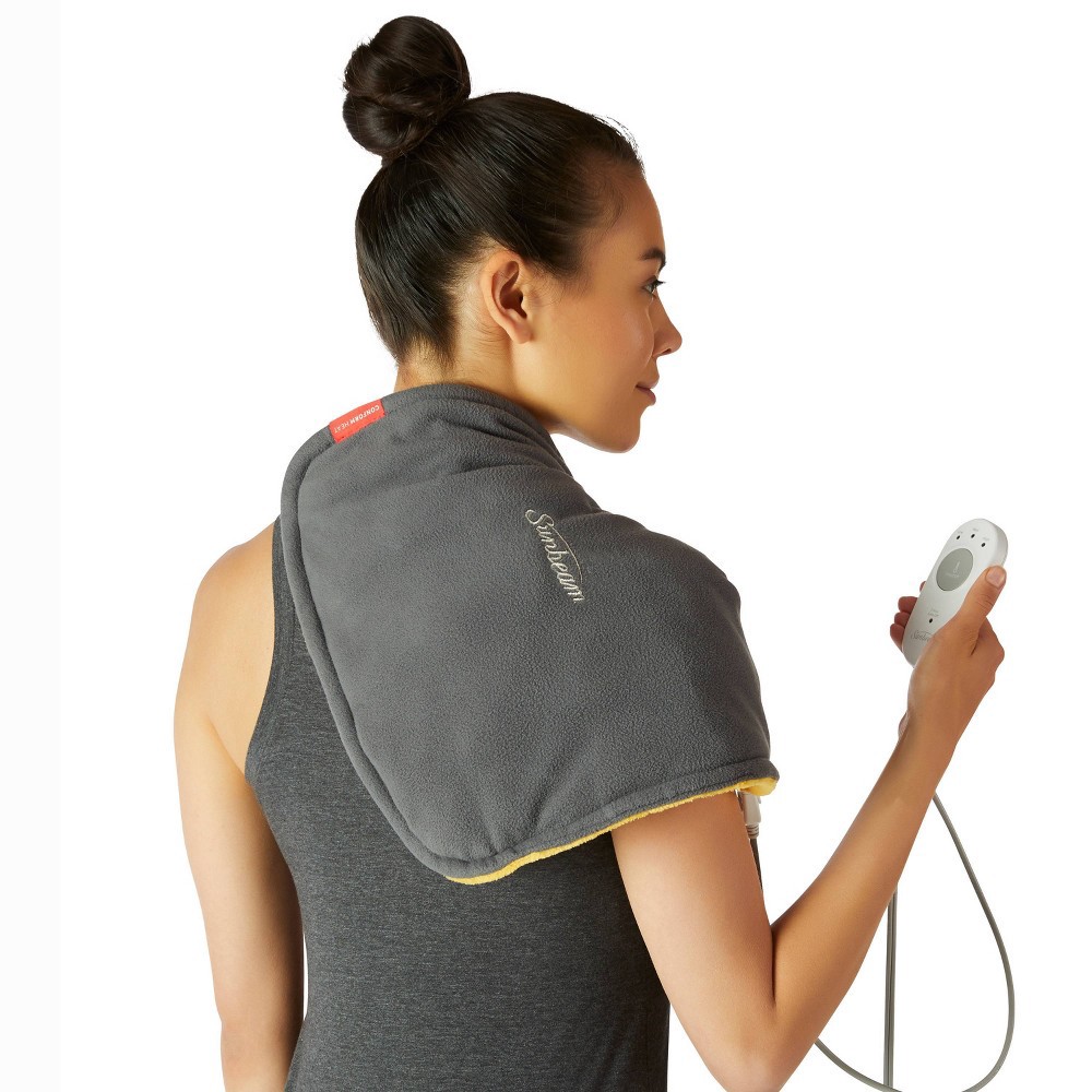 slide 3 of 12, Sunbeam ConformHeat Heating Pad, 1 ct