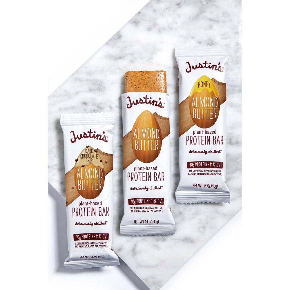 slide 3 of 4, Justin's Protein Bar Honey Almond Butter, 1.4 oz