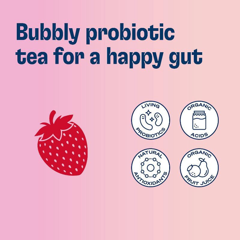 slide 3 of 9, Health-Ade Strawberry Glow Kombucha – 16 fl oz, 16 fl oz