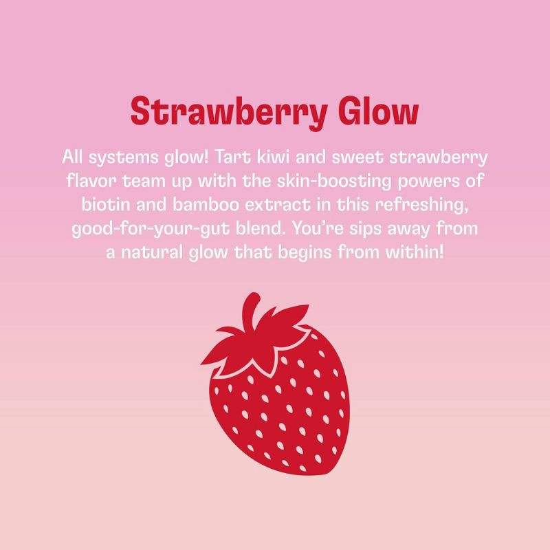 slide 6 of 9, Health-Ade Strawberry Glow Kombucha – 16 fl oz, 16 fl oz
